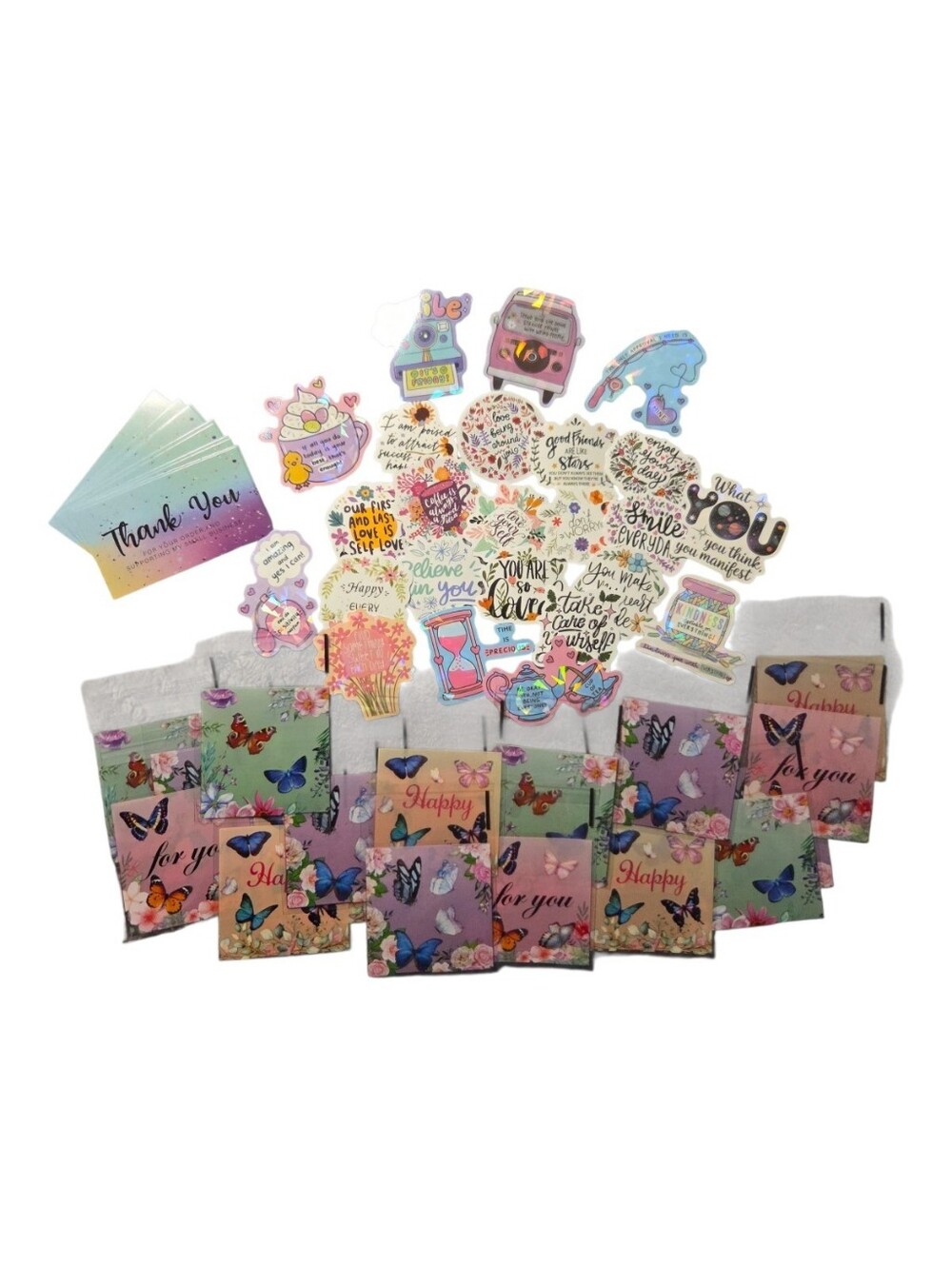 Thank You Resellers Bundle, Cards, Bags & Inspirational Stickers, New #2